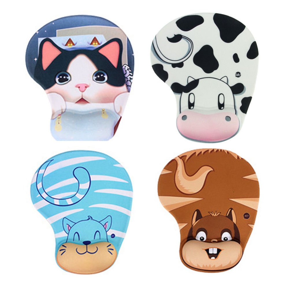 Mouse Pad Kids Children Mat Mice Colorful Wrist Rest Computer Laptop Anti Slip