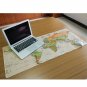 Mouse Pad World Map Pc Computer Gaming Optical Soft Laptop Mat Desk Non Slip 3D