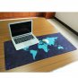 Mouse Pad World Map Pc Computer Gaming Optical Soft Laptop Mat Desk Non Slip 3D
