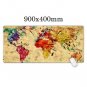 Mouse Pad World Map Pc Computer Gaming Optical Soft Laptop Mat Desk Non Slip 3D