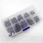 500pcs/set Fishing Hooks Mixed Size Carp Box Set Bass Fly Pack Carbon Steel New