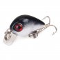 5pcs Fishing Lure 30mm 1.5g Mini Minnow Crankbait Wobbler Hard Bait Spinner Bass