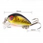 5pcs Fishing Lure 30mm 1.5g Mini Minnow Crankbait Wobbler Hard Bait Spinner Bass