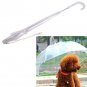 Umbrella Pet Dog Rain Snow Waterproof Leash Clear Dry Holder Portable New Puppy
