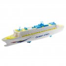 Ocean Liner Cruise Ship Boat Electric Toy Flashing LED Lights Sounds Kids Gift
