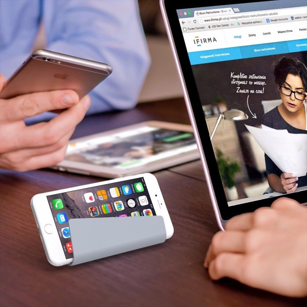 Phone Holder Wall Socket Charging Stand Mobile Mount Multi Function For