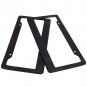 Car License Plate Frames Carbon Fiber Usa Canada 2pcs Covers Black Vehicle Sport