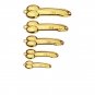 5pcs/lot Spoon Fishing Lures Bait Penis Tackle Spinner Metal Hook Bass Dick Fun