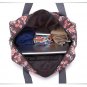 Women Large Capacity Bag Sport Floral Duffel Totes Travel Luggage Gym Fitness