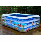 Inflatable Swimming Pool Swimming Kids Water Play Center Outdoor Family Fun New