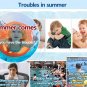 Inflatable Swimming Pool Swimming Kids Water Play Center Outdoor Family Fun New
