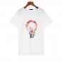 Men T Shirt Short Sleeve Cotton Blouse Bulb Light Printed Cartoon Funny Tees New
