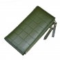 Women Leather Purse Plaid Wallet Card Phone Holder Clutch Lady Long Handbag Coin