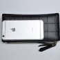 Women Leather Purse Plaid Wallet Card Phone Holder Clutch Lady Long Handbag Coin