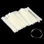50pcs False Nail Display Art Practice Tips Sticks Tool Color Polish Fan Board