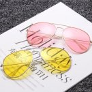 Women Aviator Sunglasses Shadz Flat Top Oversized Square Mirror Lens Uv Glasses