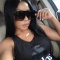 Flat Top Women Sunglasses Oversized Square Brand Aviator Polarized Sports Uv Hot
