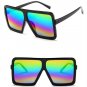 Flat Top Women Sunglasses Oversized Square Brand Aviator Polarized Sports Uv Hot