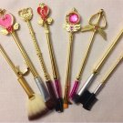 Sailor Moon Makeup Brush Set 8 Pcs Set Cosmetic Powder Foundation Eyeshadow Tool
