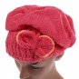 Microfiber Solid Quickly Dry Hair Hat Cap Towel Women Shower Make Up Turban Bath