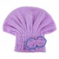 Microfiber Solid Quickly Dry Hair Hat Cap Towel Women Shower Make Up Turban Bath
