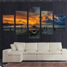 5 Piece Canvas Wall Decor Painting Picture Print Modern Home Art Room Seascape