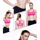 Women Sports Bra Yoga Seamless Top Workout Padded Fitness Tank Stretch Racerback