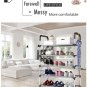 Shoe Rack Organizer Storage Nonwovens Tier Shelf Tower Space Saving Holder Room