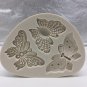 Silicone Cake Mold Fondant Butterfly Shape Mould Sugarcraft Baking Decorating 3D