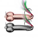 Penis Fishing Lure Spoon Dick Hook Bait Metal Spinner Bass Tackle Funny 3g - 36g