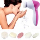 5 In 1 Electric Facial Cleaner Massager Brush Face Skin Care Pore Deep Scrubber