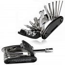 Mini Multi-functional Bicycle Repair Stand Tool 16 in 1 Kit Mountain Tools New