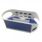 Double Roller Rotating Storage Box Rack Organizer Caddy Bathroom Kitchen Swivel