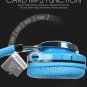 Bluetooth Wireless Headphones Ear Glowing Led Flashing Headset With Mic FM Radio