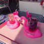 Inflatable Flamingo Drink Holder Pool Party Can Toy Floating Bath Learn Swim New