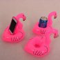 Inflatable Flamingo Drink Holder Pool Party Can Toy Floating Bath Learn Swim New