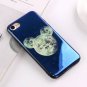 Electroplate Soft Phone Cover Case For iPhone X 6 6S 7 8 Plus Moon Planet Space