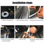 Car Tail Brake Led Light Trunk Strip Rear Rgb Dynamic Streamer Back Stop Signal