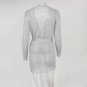 Women Sweater Knitted Long Sleeve Jacket Dress Cardigan Coat Top Beach Belt Girl