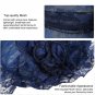 Lace Wide Brim Hat Women Sun Cap Wedding Kentucky Derby Elegant Church Beach