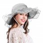 Wide Brim Sun Hat Women Beach Large Cap Packable Wedding Party Derby Floppy Uv
