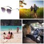 Aviator Women Sunglasses Lens Mirror Oversized Square Shadz Cat Eye Metal Frame
