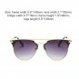 Aviator Women Sunglasses Lens Mirror Oversized Square Shadz Cat Eye Metal Frame