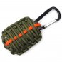 Survival Grenade Paracord 550 Carabiner Tools Flint Knife Fishing Tools Emergenc