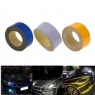 Reflective Stripe Tape Decal Car Bike Rim Wheel Night Safety Sticker Glowing 5m