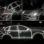 Reflective Stripe Tape Decal Car Bike Rim Wheel Night Safety Sticker Glowing 5m