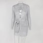 Women Sweater Knitted Dress Jacket Long Sleeve Cardigan Coat Top Beach Belt Girl
