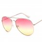 Women Sunglasses Aviator Shadz Flat Top Oversized Square Mirror Lens Uv Glasses