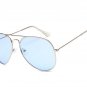 Women Sunglasses Aviator Shadz Flat Top Oversized Square Mirror Lens Uv Glasses