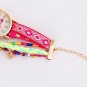 Women Watch Leather Bracelet Knitting Owl Pattern Quartz Wrist Fashion Girls Kid